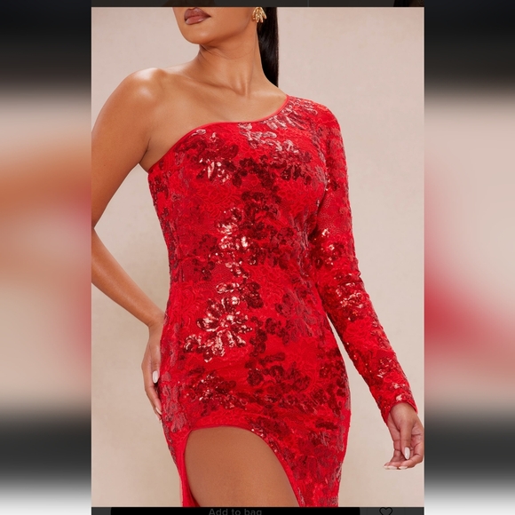 Red Ball Gown - Picture 3 of 5